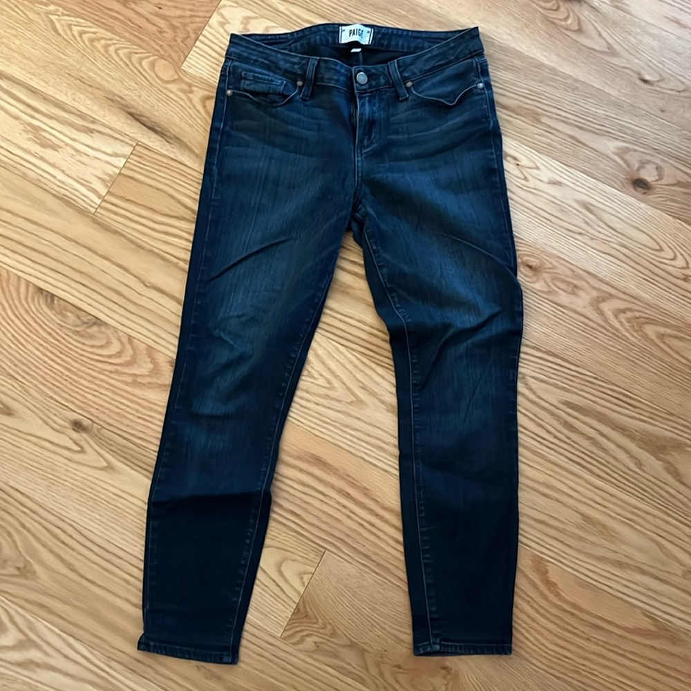 Paige Verdugo crop jeans size 28 in excellent condition